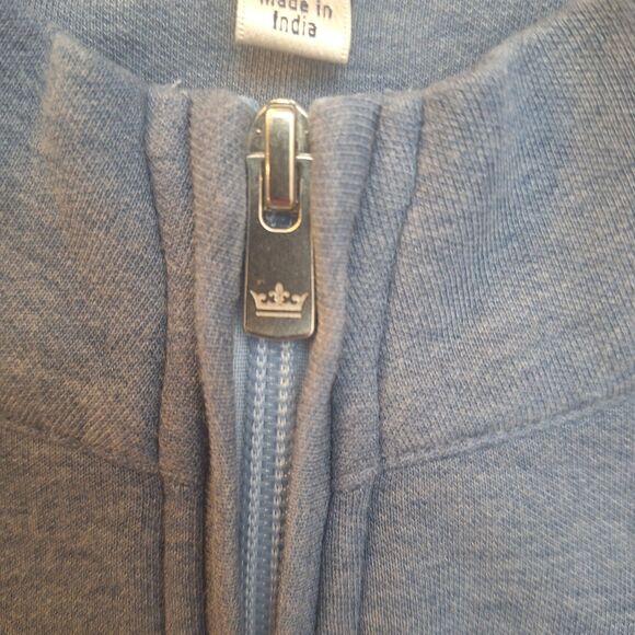 Peter Millar L/S Crown Comfort Interlock Mens 1/4 Zip Pullover Heather Blue XXL - Picture 6 of 10